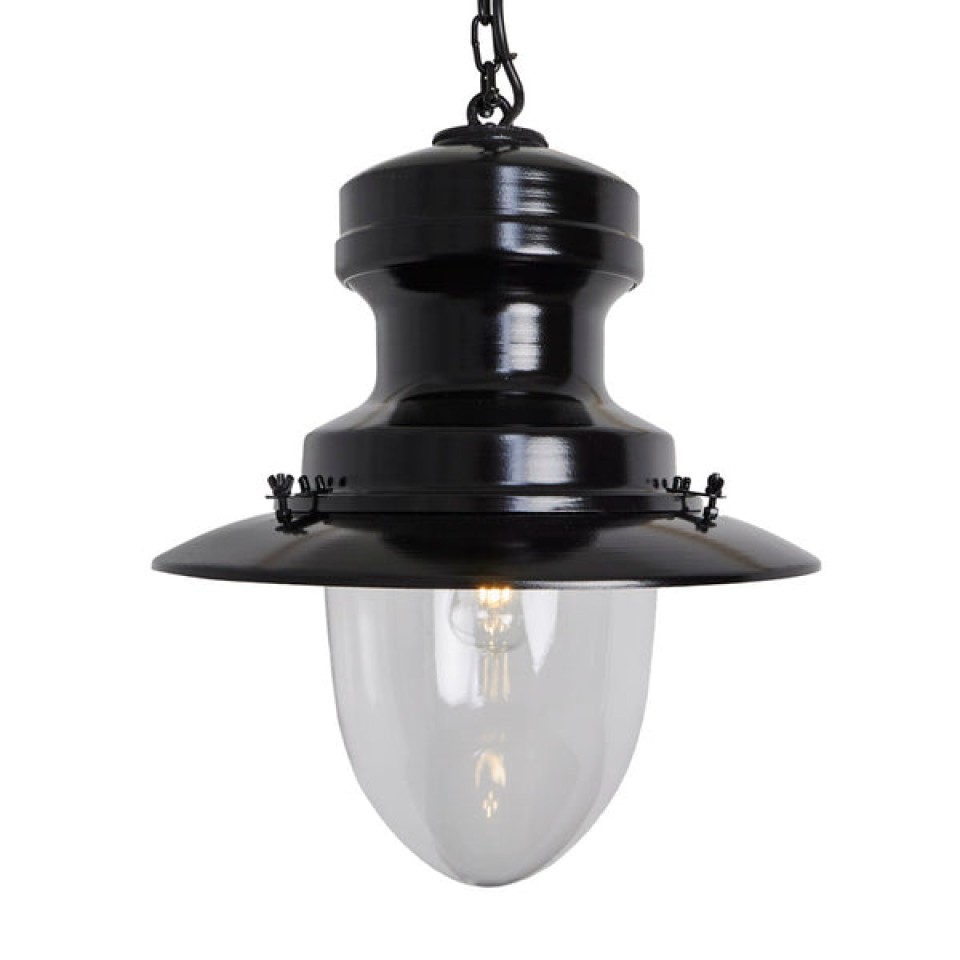 Klassisk järnvägstyp utomhustaklampa aluminium/galvaniserat stål 48 cm IP65