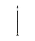 Georgian Style Outdoor Lamp Post Cast Iron 255cm