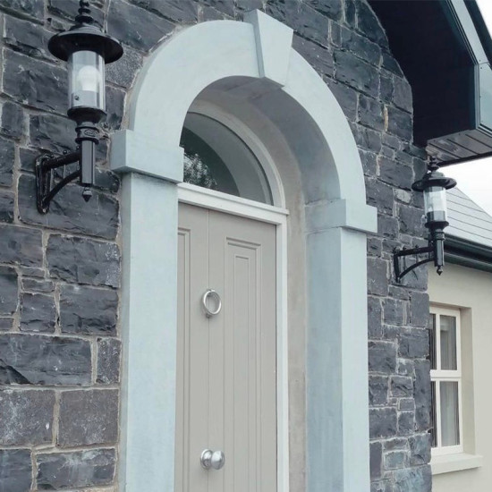 Georgian Style Utomhus Vägglampa Gjutjärn 94cm