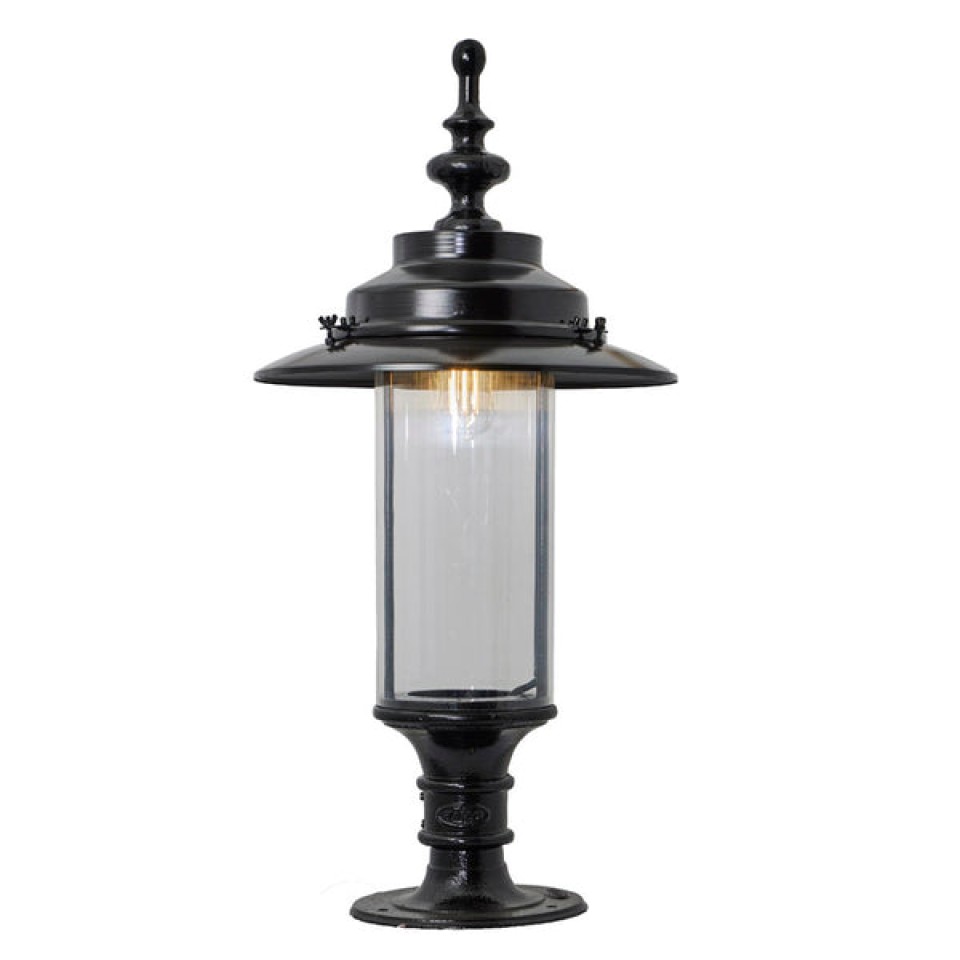 Georgisk utomhus portlykta för stora pelare i gjutjärn/galvaniserat stål 96,5 cm IP44