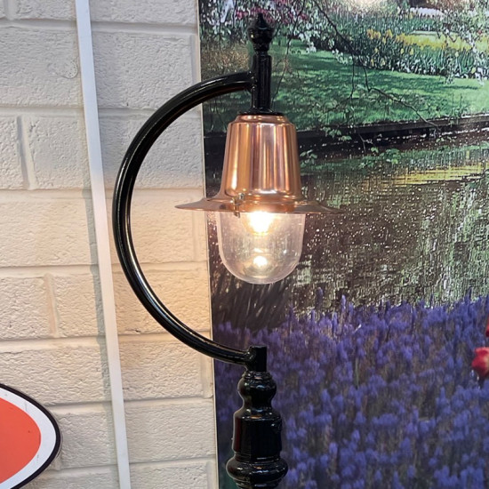 Vintage Outdoor Tear Drop Lamp Post Copper 150cm