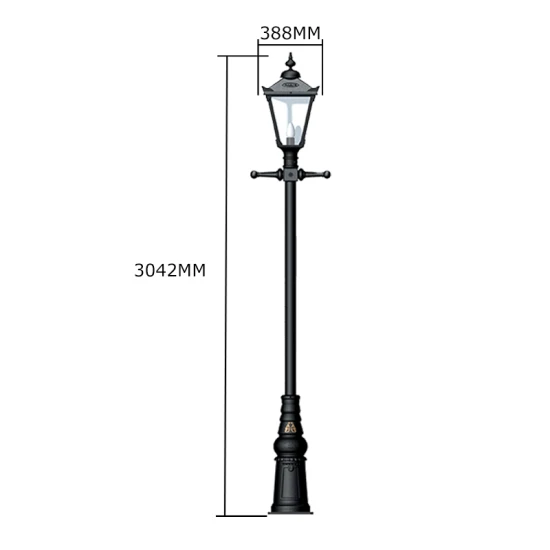 Victorian Outdoor Traditional Lamp Post Cast Iron 300cm Victorian Outdoor Traditional Lamp Post Cast Iron 300cm