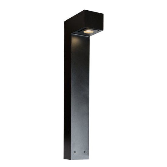 L-formad utomhus pollare i gjuten aluminium 80 cm IP55
