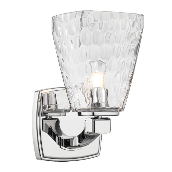 Marant 1-ljus badrumsvägglampa polerad krom/klart vattenglas 23,7 cm IP44