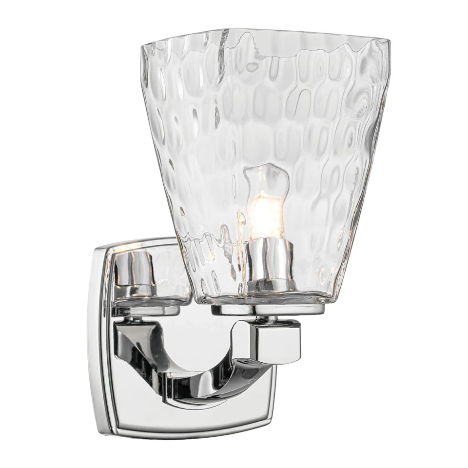 Marant 1-ljus badrumsvägglampa polerad krom/klart vattenglas 23,7 cm IP44