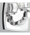 Marant 1-ljus badrumsvägglampa polerad krom/klart vattenglas 23,7 cm IP44