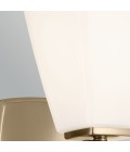 Marant 1-lt bathroom wall light champagne bronze/opal glass 23.7 cm IP44