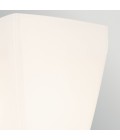 Marant 1-lt bathroom wall light polished chrome/opal glass 23.7 cm IP44