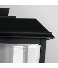 Mathus small outdoor wall light black/clear 33 cm IP44