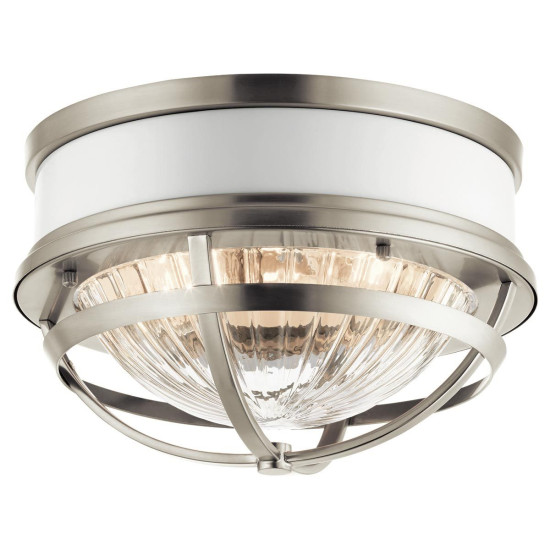 Tollis 2 plafond borstad nickel 30.5cm Tollis 2 plafond borstad nickel 30.5cm