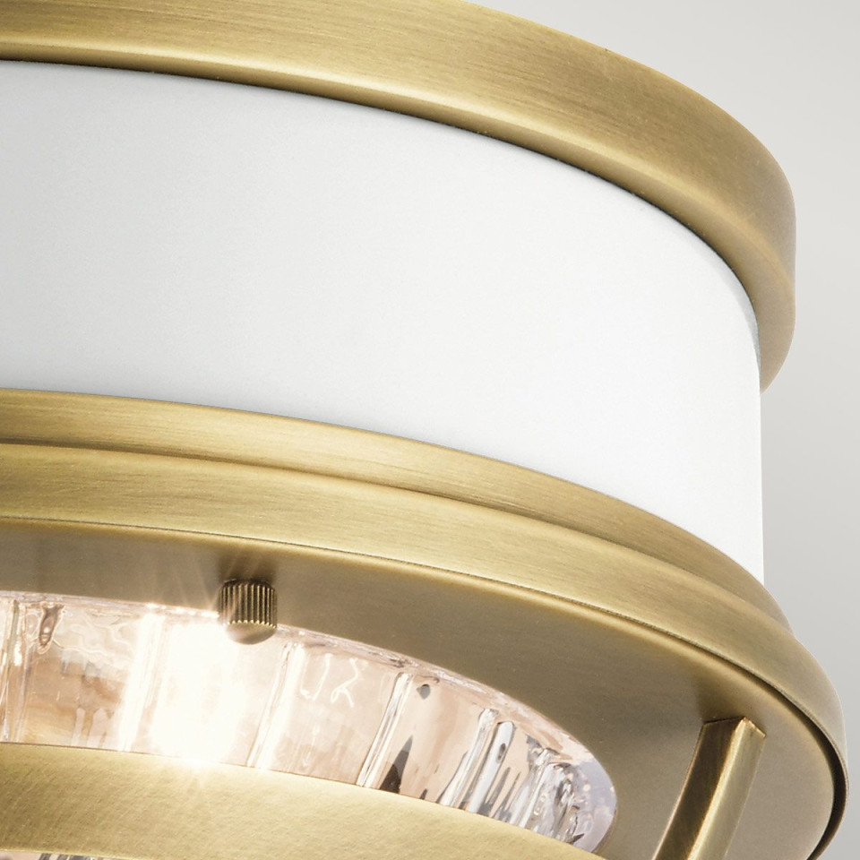 Tollis 2 light plafond natural brass 30.5cm Kichler Tollis 2 light plafond natural brass 30.5cm
