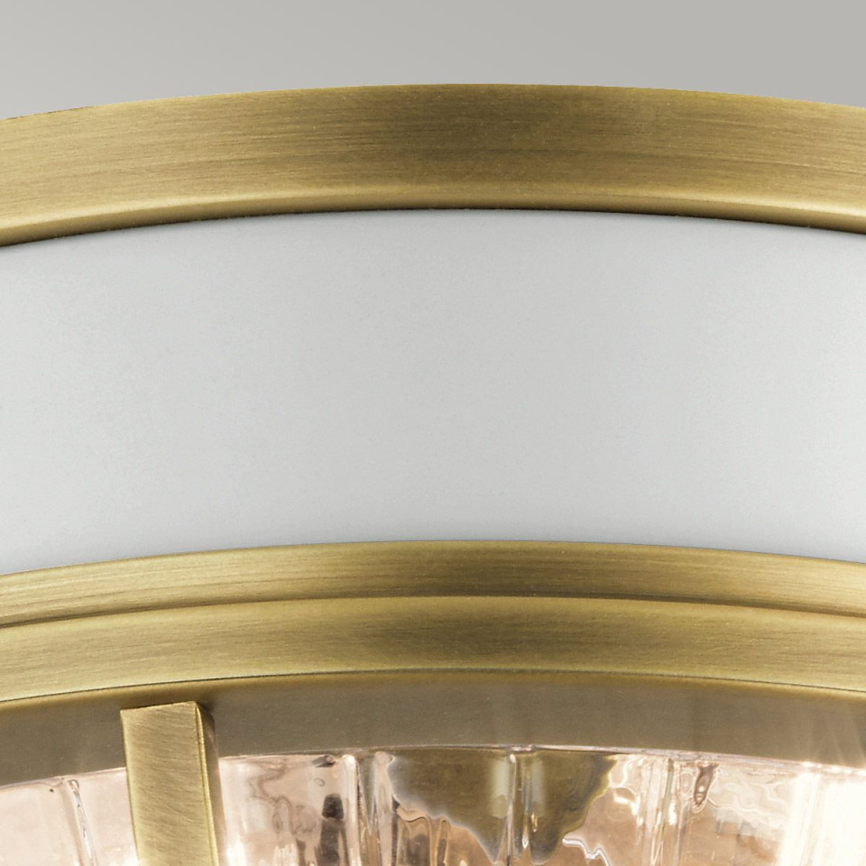 Tollis 2 light plafond natural brass 30.5cm Kichler Tollis 2 light plafond natural brass 30.5cm