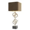 Matrix bordslampa mässing/brun/svart 98 cm