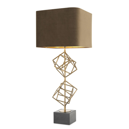 Matrix bordslampa mässing/brun/svart 98 cm Matrix bordslampa mässing/brun/svart 98 cm