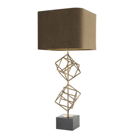 Matrix bordslampa mässing/brun/svart 98 cm Matrix bordslampa mässing/brun/svart 98 cm