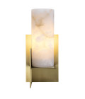 Frisco bordslampa mässing/vit 40cm
