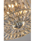 Fernhurst 3-lt flush taklampa krom/glas 34cm