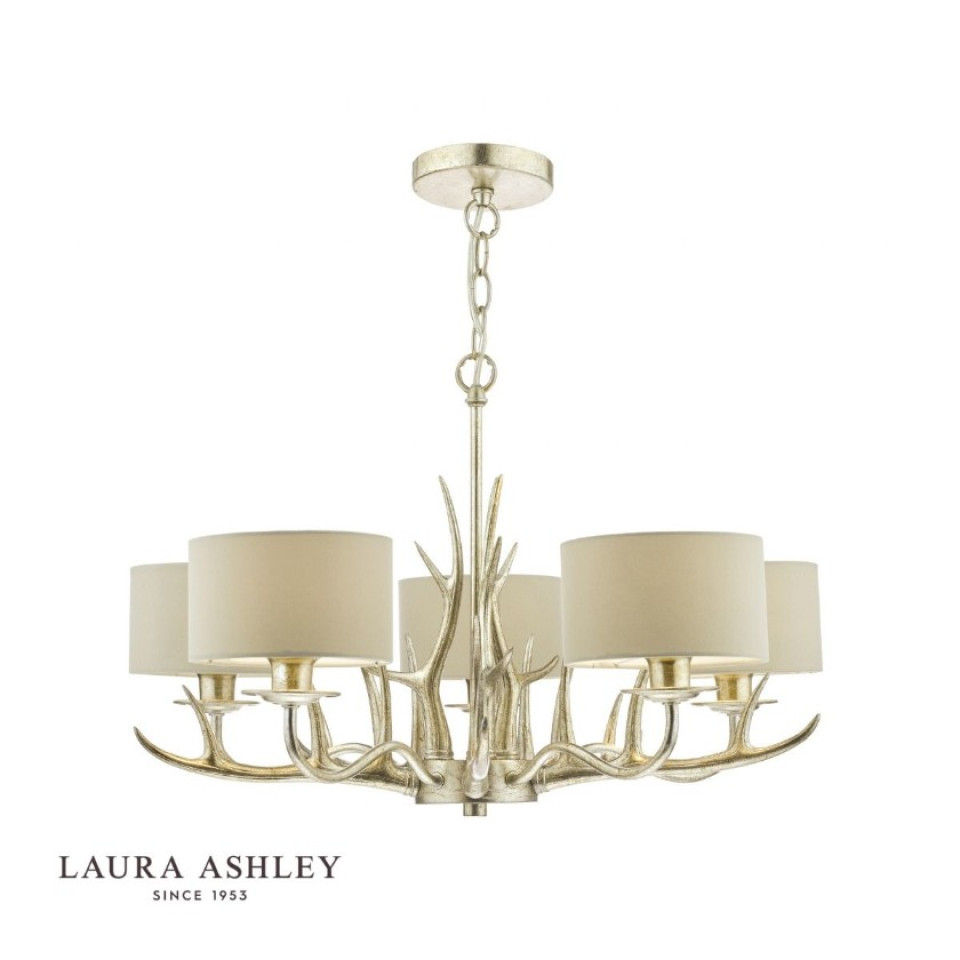 Mulroy 5-Light Chandelier Champagne 50cm