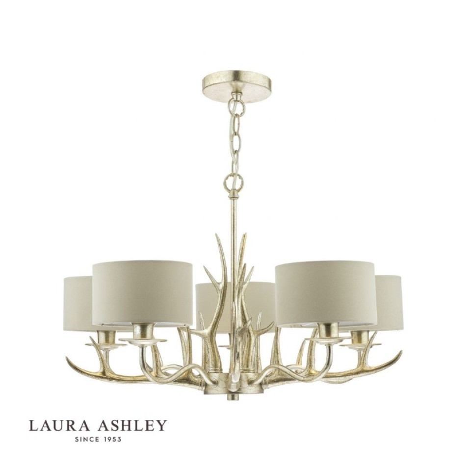 Mulroy 5-Light Chandelier Champagne 50cm