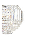 Vienna 5-Light Chandelier Chrome/Glass 40cm