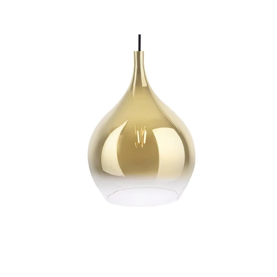 Drup Taklampa Guld 26cm