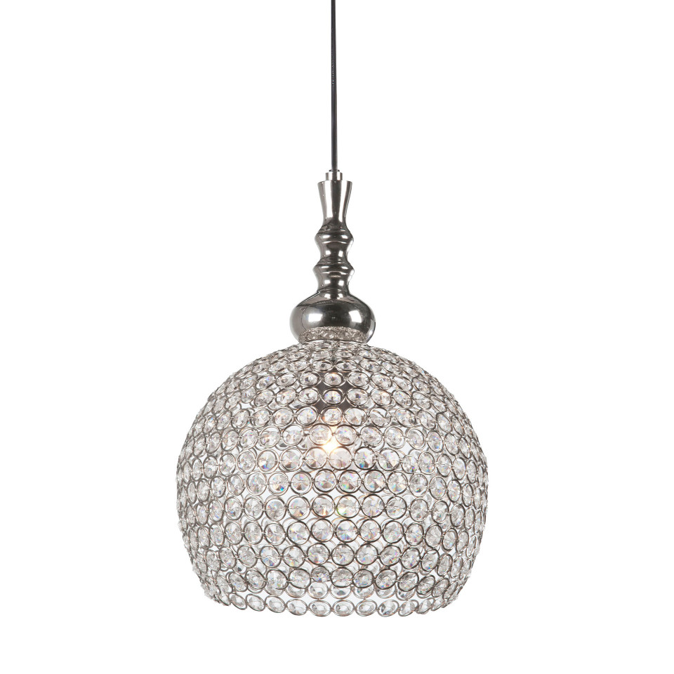 Elmi Ceiling Lamp Nickel/Glass 28cm Light o Living Elmi Ceiling Lamp Nickel/Glass 28cm