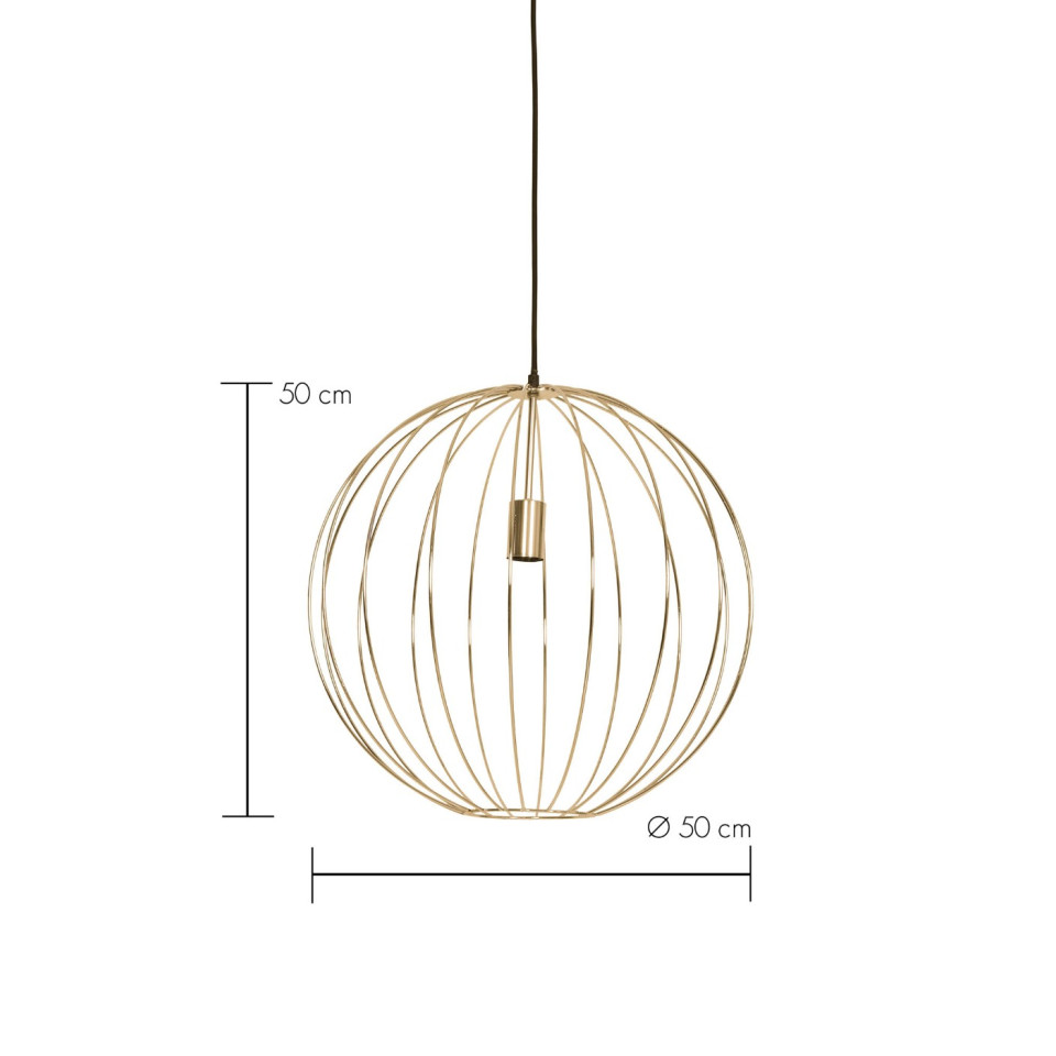 Suden Taklampa Guld 50cm
