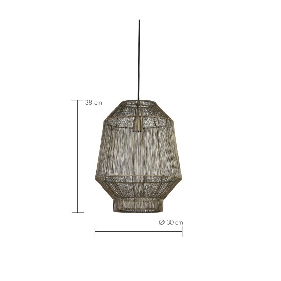 Vitora Taklampa Brons 30cm