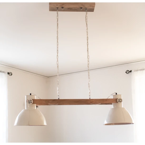 Ashley Ceiling Double White 110cm
