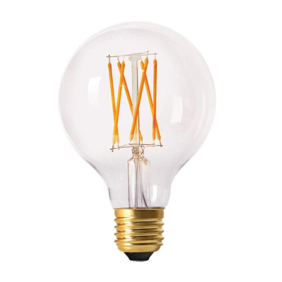 Elect LED Filament Globe Clear 80mm Elect LED Filament Globe Clear 80mm