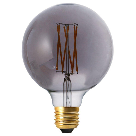 Elect LED Filament Globe Smoke 125mm Elect LED Filament Globe Smoke 125mm