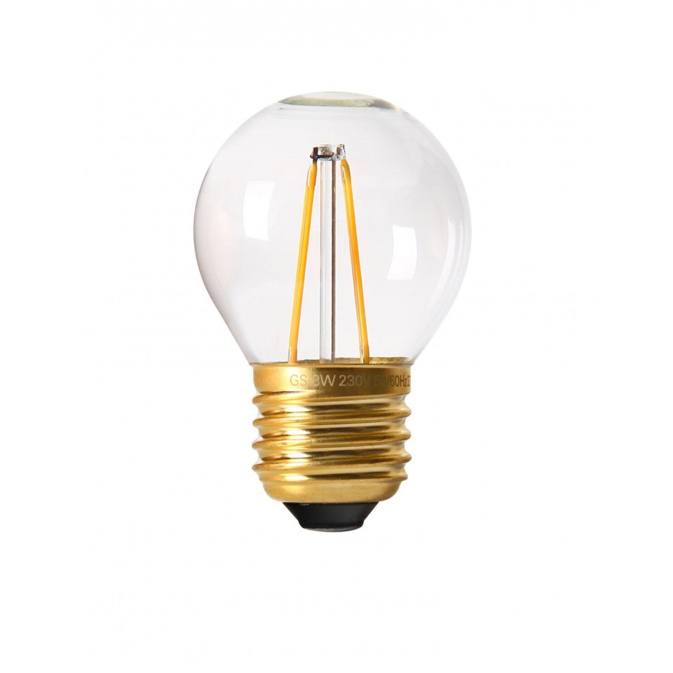 Vintage LED Filament Bulb Clear E27 45mm