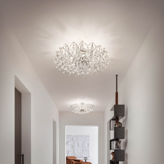 Aqaba PL 5/82/36 plafond Guld/Krom/Kristall 82 cm Aqaba PL 5/82/36 plafond Guld/Krom/Kristall 82 cm