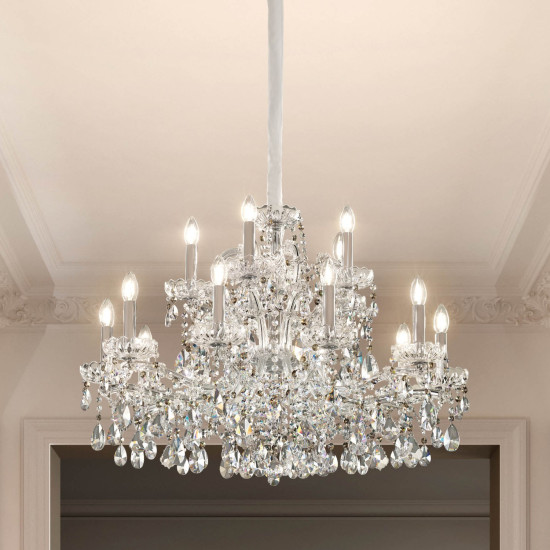 Aqaba S 15/88/62 Kristallkrona Guld/Krom/Kristall 88 cm Aqaba S 15/88/62 Kristallkrona Guld/Krom/Kristall 88 cm