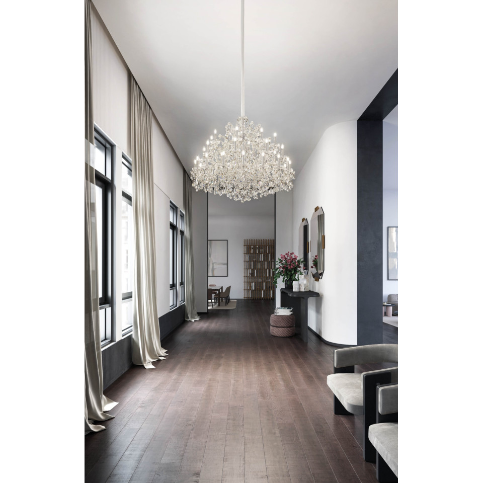 Aqaba S 32/130/105 chandelier gold/chrome/crystal 130 cm Masiero Aqaba S 32/130/105 chandelier gold/chrome/crystal 130 cm