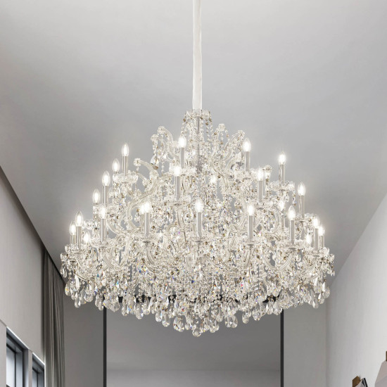 Aqaba S 32/130/105 chandelier gold/chrome/crystal 130 cm Aqaba S 32/130/105 chandelier gold/chrome/crystal 130 cm