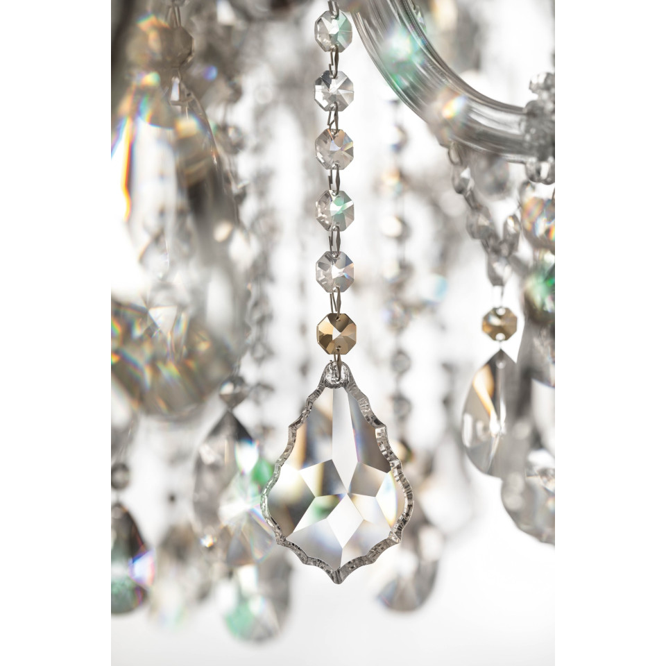 Aqaba S 32/130/105 chandelier gold/chrome/crystal 130 cm Masiero Aqaba S 32/130/105 chandelier gold/chrome/crystal 130 cm