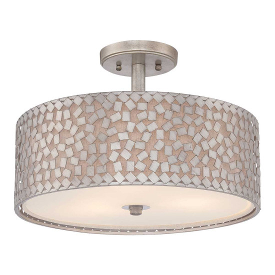Confetti 3 plafond silver 43.2cm Confetti 3 plafond silver 43.2cm