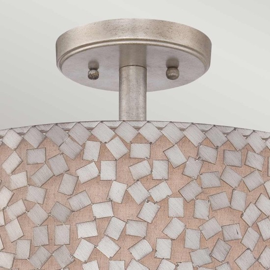 Confetti 3 plafond silver 43.2cm