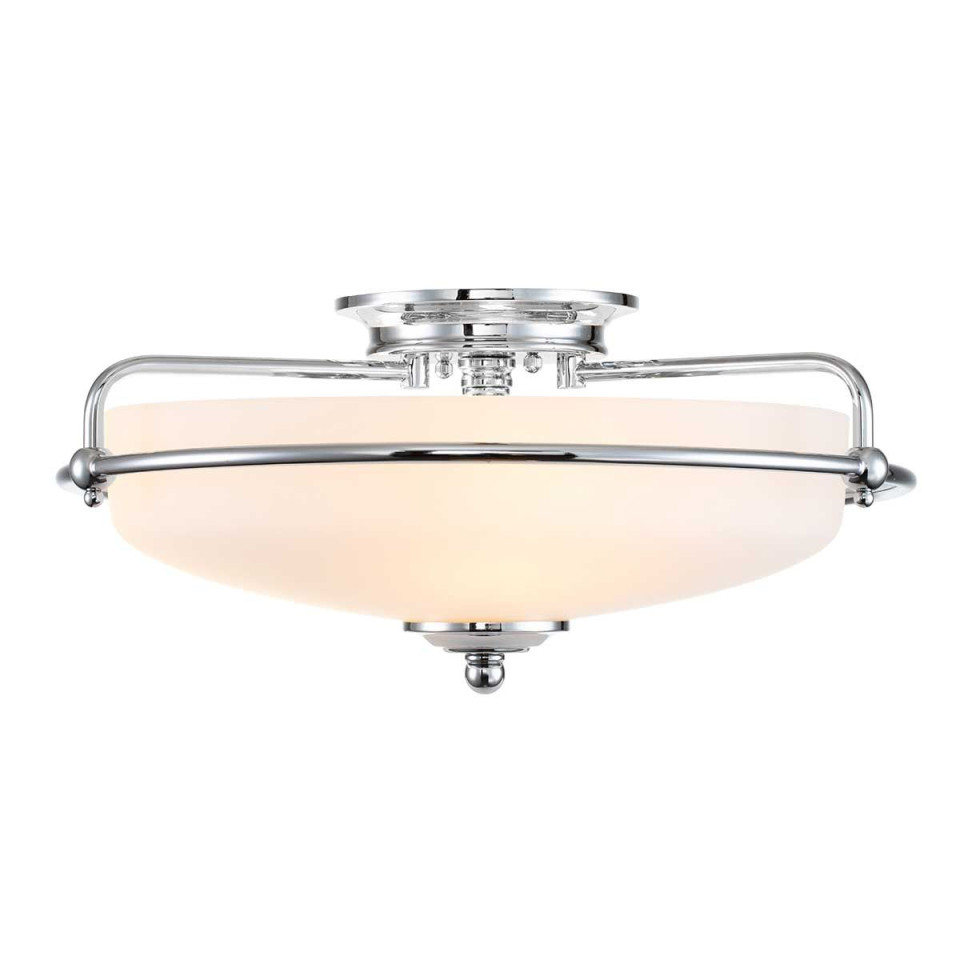 Griffin 3 light plafond polished chrome 42.2cm Quoizel Griffin 3 light plafond polished chrome 42.2cm