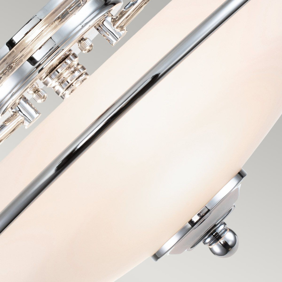 Griffin 3 light plafond polished chrome 42.2cm Quoizel Griffin 3 light plafond polished chrome 42.2cm