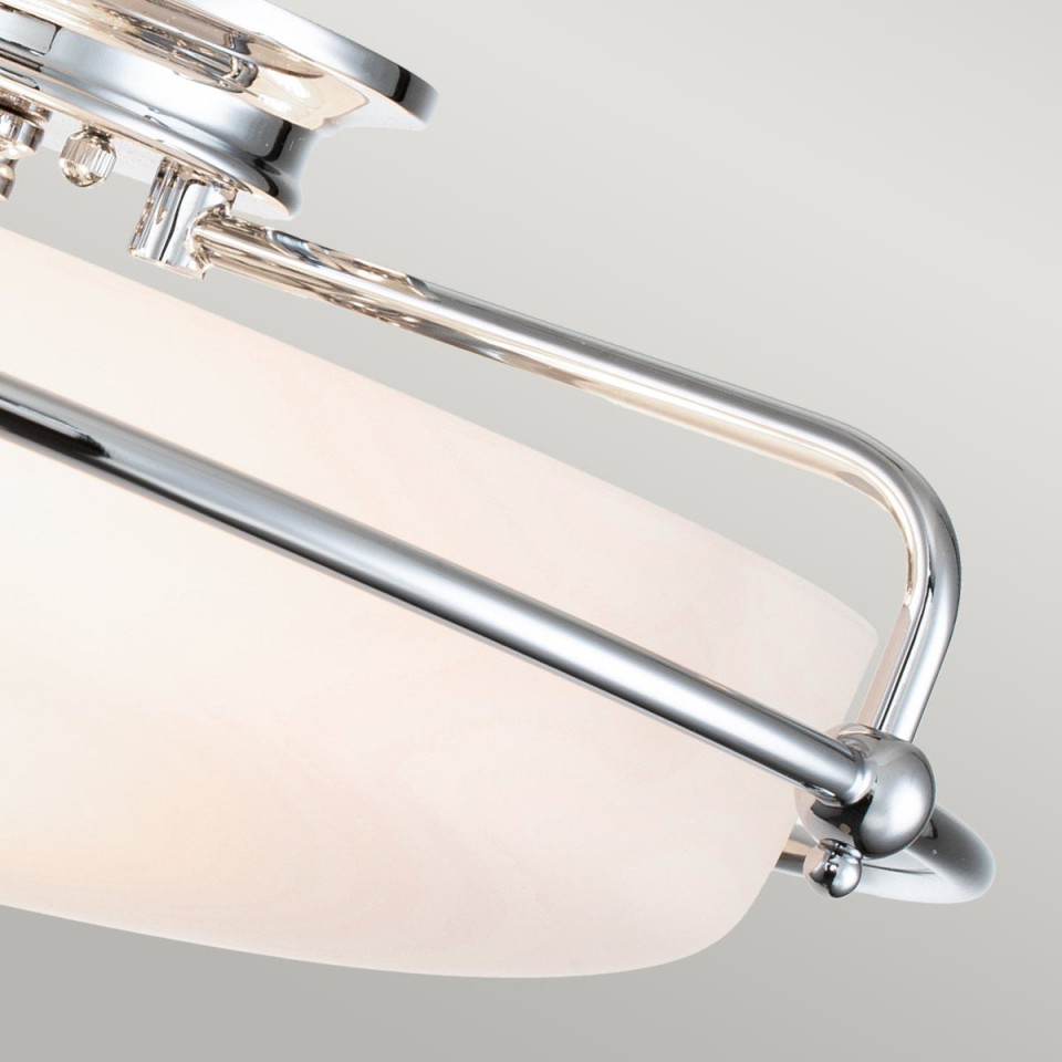 Griffin 3 light plafond polished chrome 42.2cm Quoizel Griffin 3 light plafond polished chrome 42.2cm