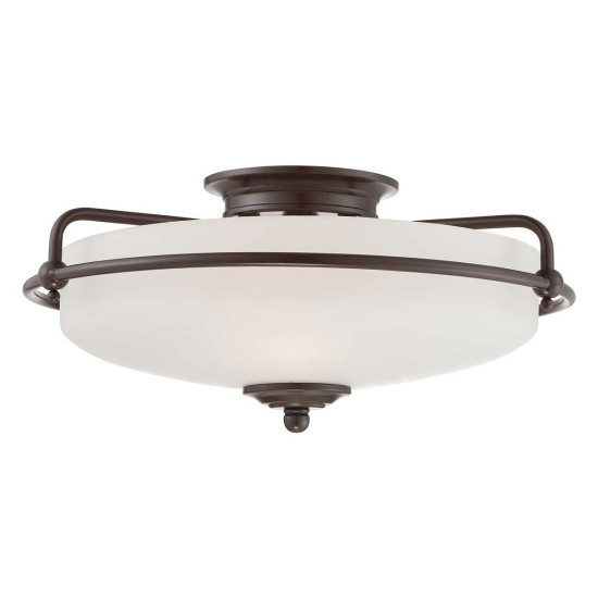Griffin 3 light plafond palladian bronze 42.2cm Griffin 3 light plafond palladian bronze 42.2cm