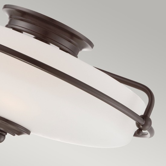 Griffin 3 plafond brons 42.2cm