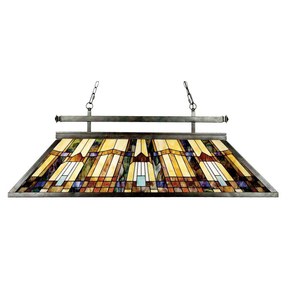 Inglenook 3 island chandelier valiant bronze 120.7cm