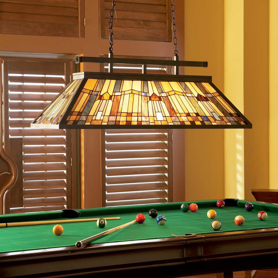 Inglenook 3 island chandelier valiant bronze 120.7cm
