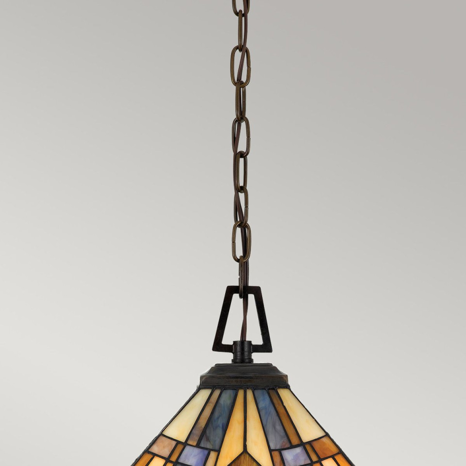 Inglenook 3 taklampa brons 43.2cm Quoizel Inglenook 3 taklampa brons 43.2cm