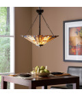 Inglenook 3 ceiling light pendant B valiant bronze 43.2cm