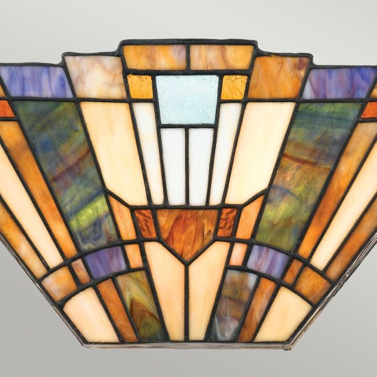 Inglenook 2 vägglampa brons 40.6cm