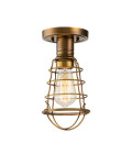 Mixon1 light semi-flush plafond weathered brass 27.1cm Quoizel Mixon1 light semi-flush plafond weathered brass 27.1cm